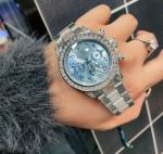 ROLEX Daytona 904L Steel 36 Gems Imported Quartz Movement Watch
